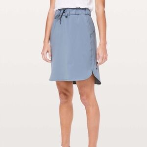 Lululemon On The Fly Skirt 21” – Blue Charcoal | Size 6 | Never Worn